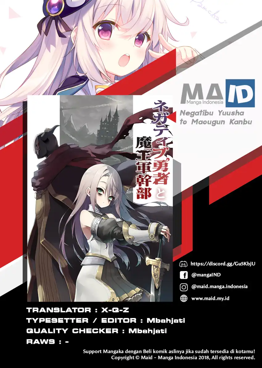 Manga Negatibu Yuusha to Maougun Kanbu Chapter 6 gambar 2