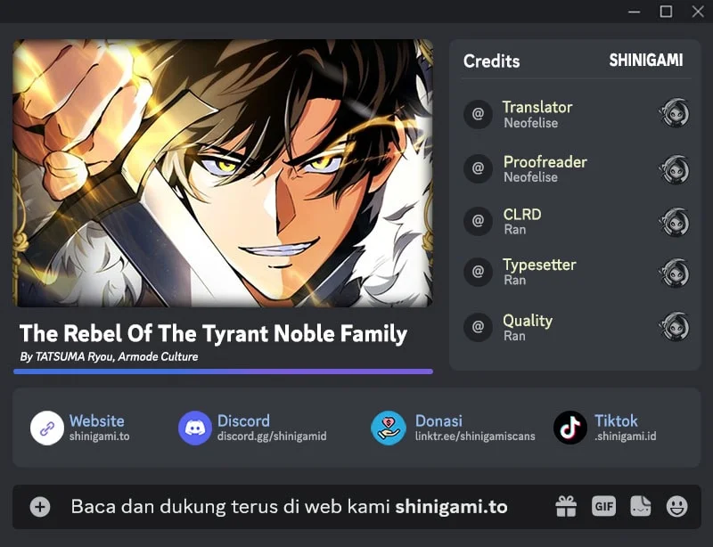 Komik The Rebel Of The Tyrant Noble Family Chapter 26 gambar 1