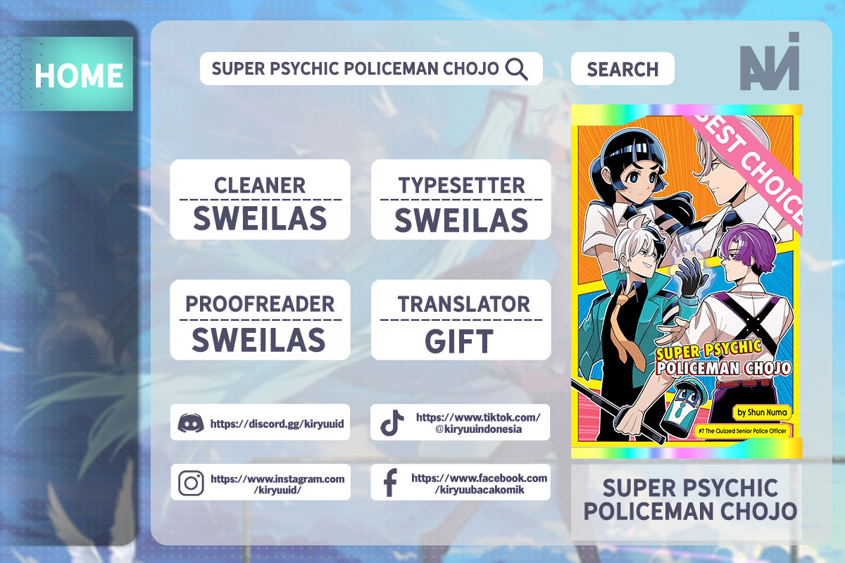 Komik Super Psychic Policeman Chojo Chapter 01 gambar 1