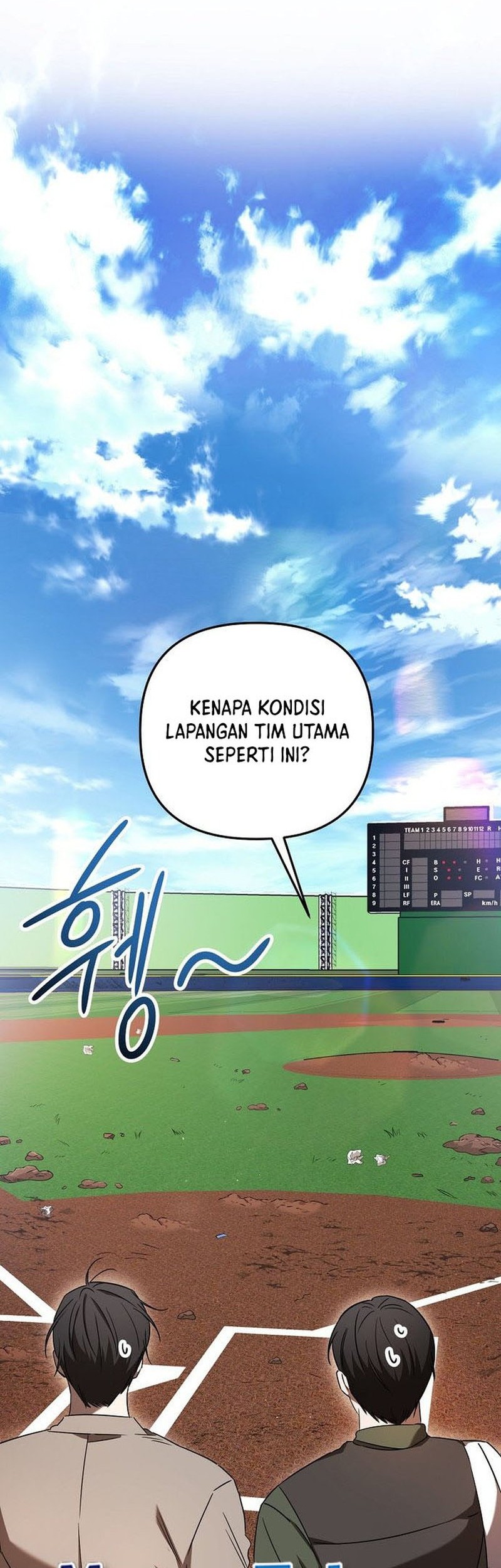 Manhwa The Rookie In The Baseball Team Is Performing Exceptionally Well Chapter 21 gambar 2